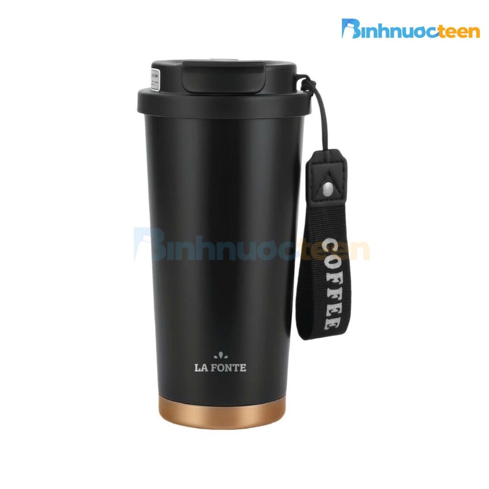 Ly Giữ Nhiệt Inox Nắp Bật La Fonte 500ml-015912 - Binhnuocteen.com