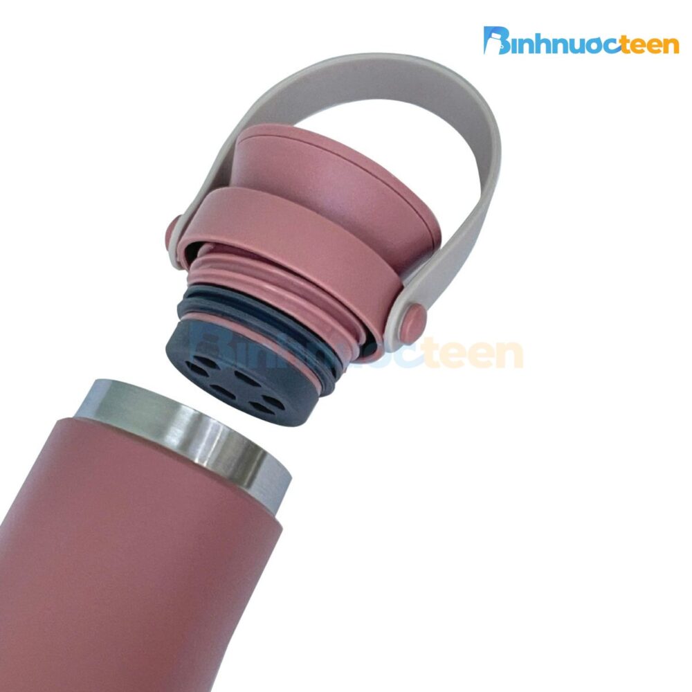 Bình giữ nhiệt Travel La Fonte inox 304 có quai xách tiện lợi 470ml-010245 - Binhnuocteen.com