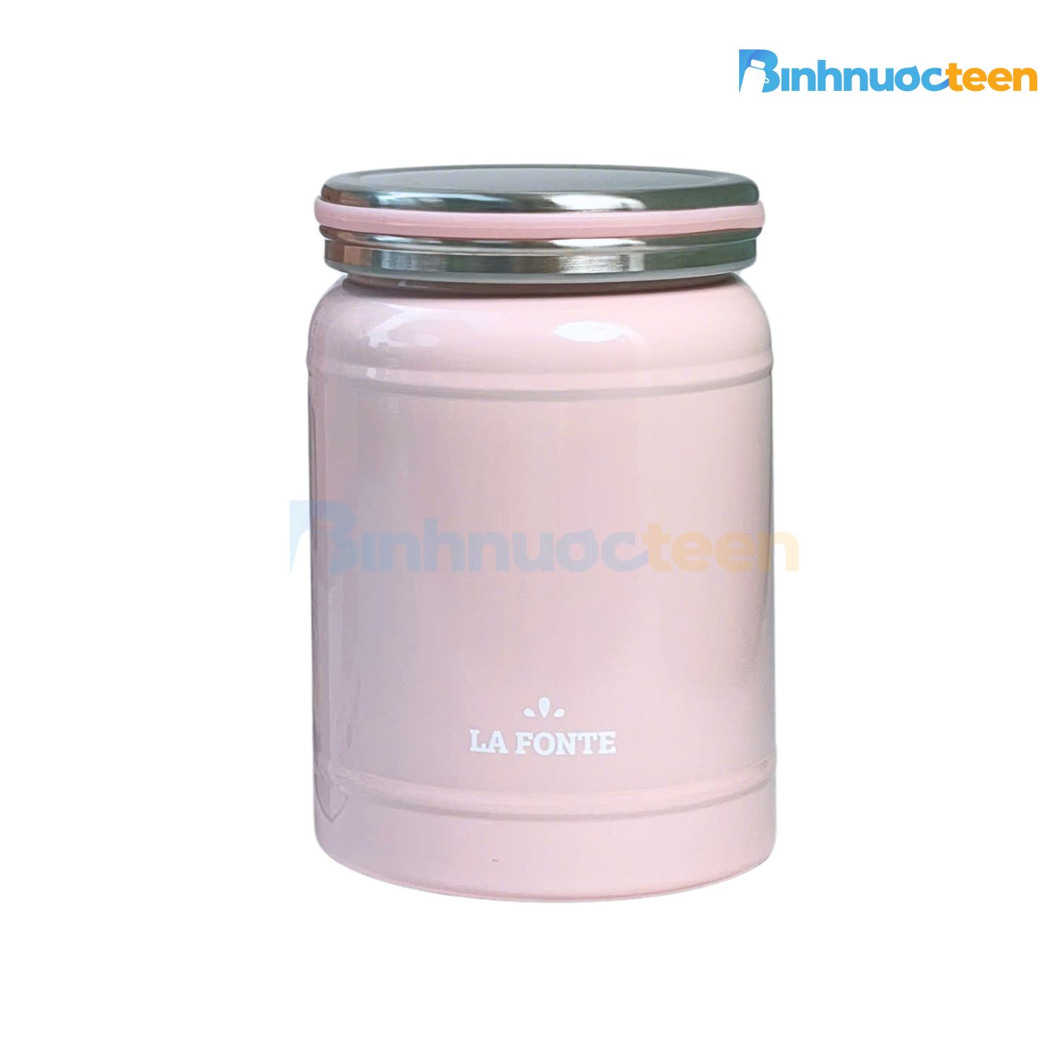Bình giữ nhiệt đựng thức ăn inox 304 La Fonte HIRU 420 ml 012348-PIN - Binhnuocteen.com