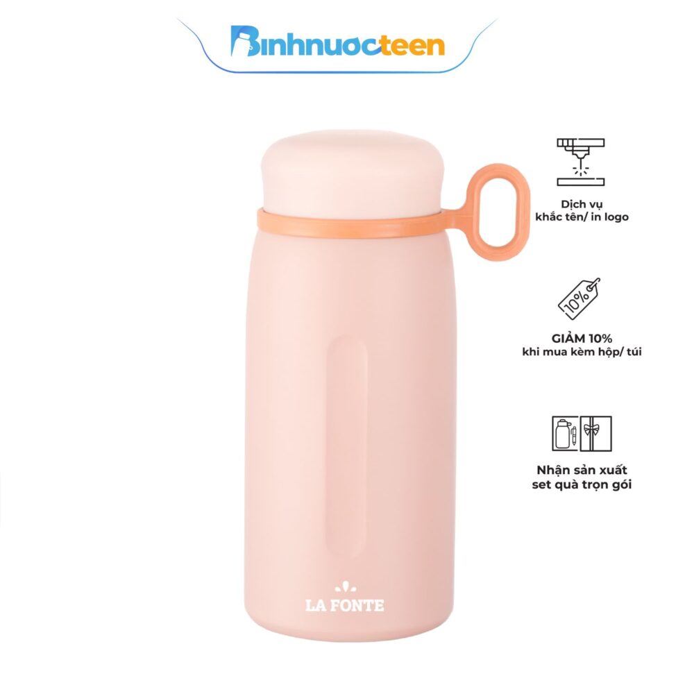 Bình giữ nhiệt inox 304 La Fonte Valencia 450 ml 012355 - Binhnuocteen.com