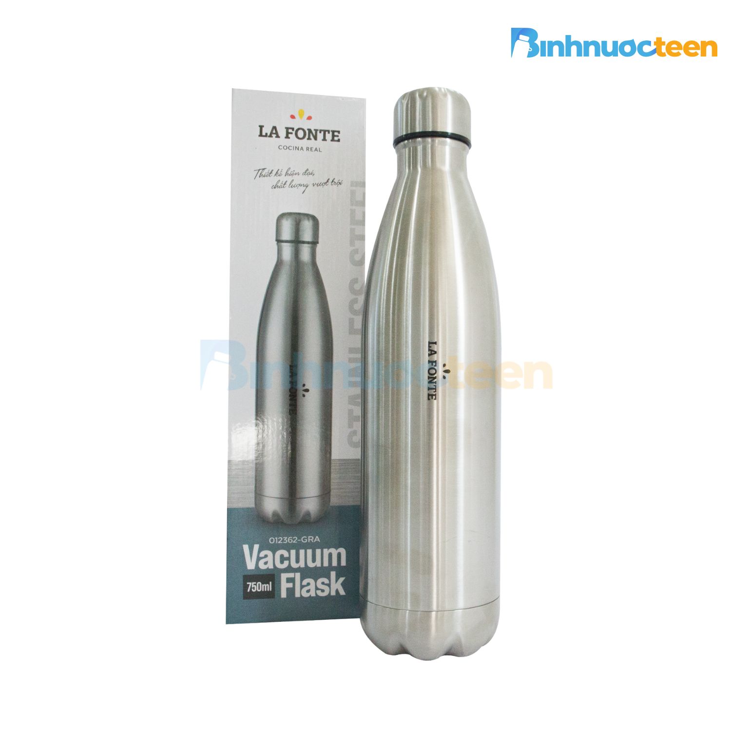 Bình giữ nhiệt inox 304 La Fonte Aura 750 ml 012362-GRA - Binhnuocteen.com