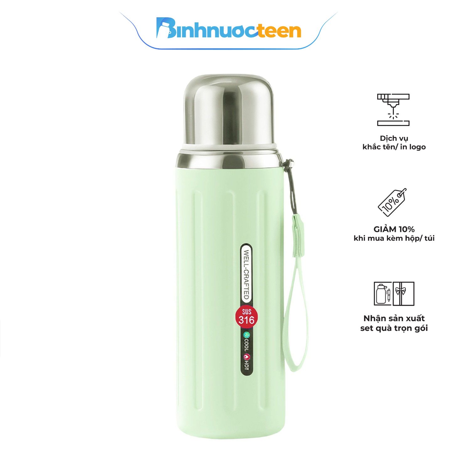 binh-giu-nhiet-la-fonte-012720-01 Bình giữ nhiệt 2 lớp SUS316 La Fonte 800ml 012720 - Binhnuocteen.com