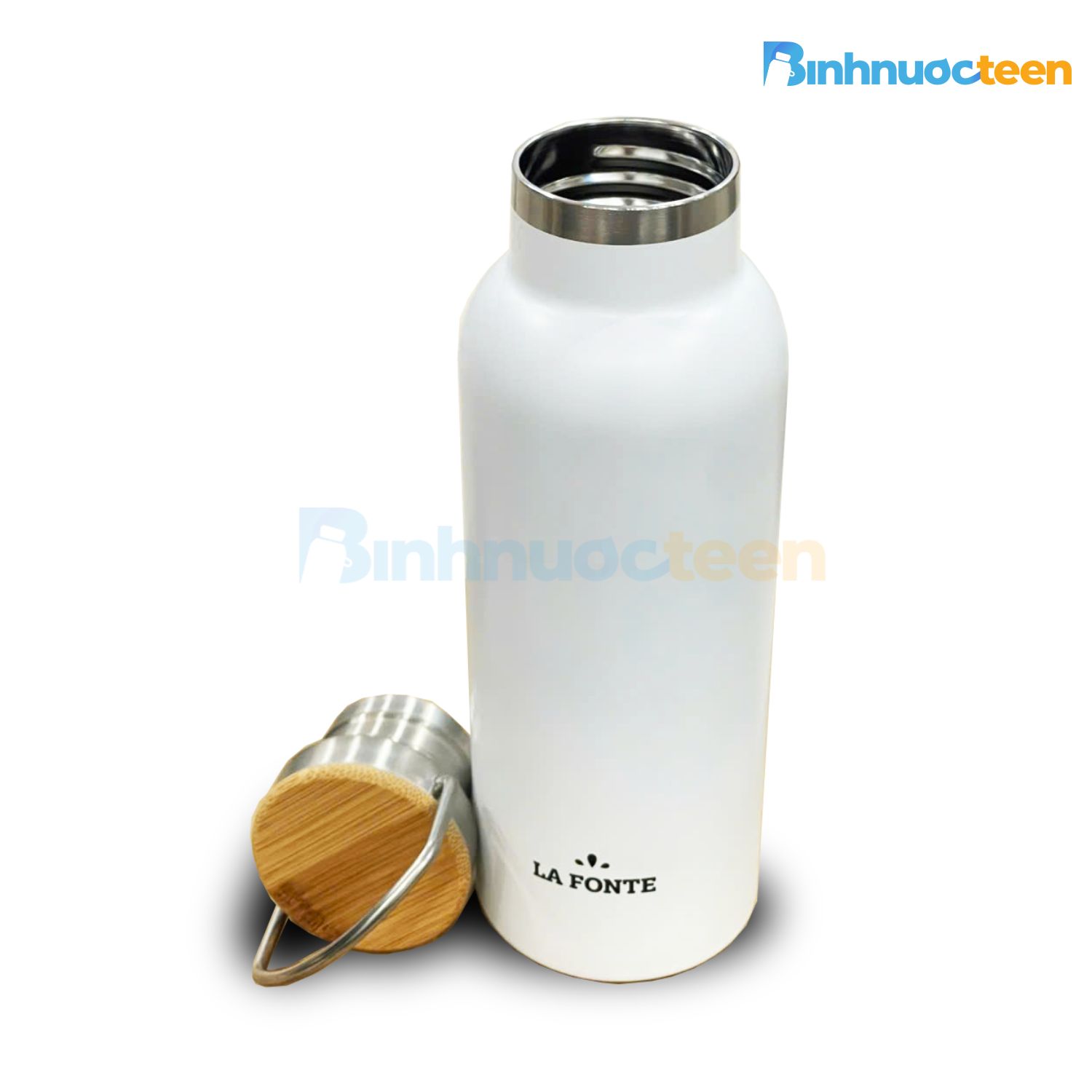 Bình giữ nhiệt SUS304 La Fonte 500ml 013376-WHI - Binhnuocteen.com