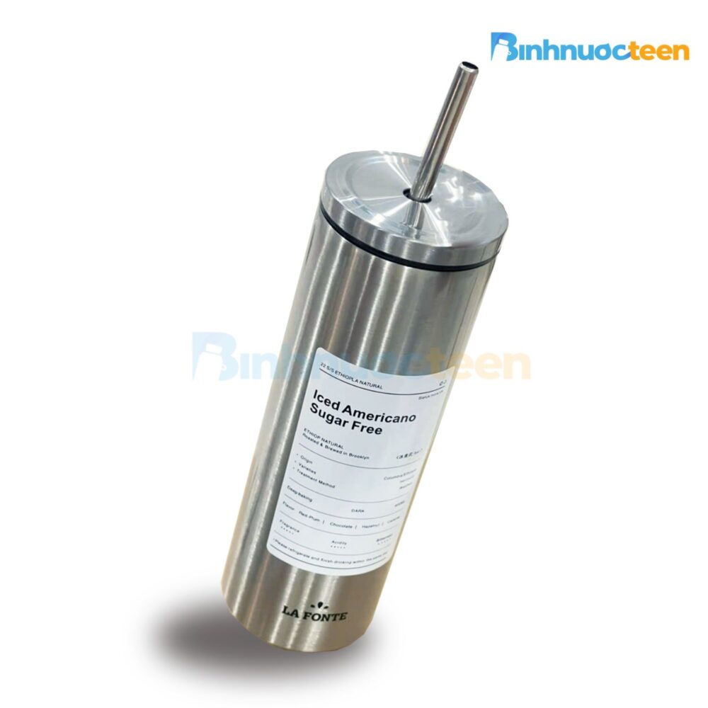 Bình giữ nhiệt La Fonte 600ml 013383-SS - Binhnuocteen.com