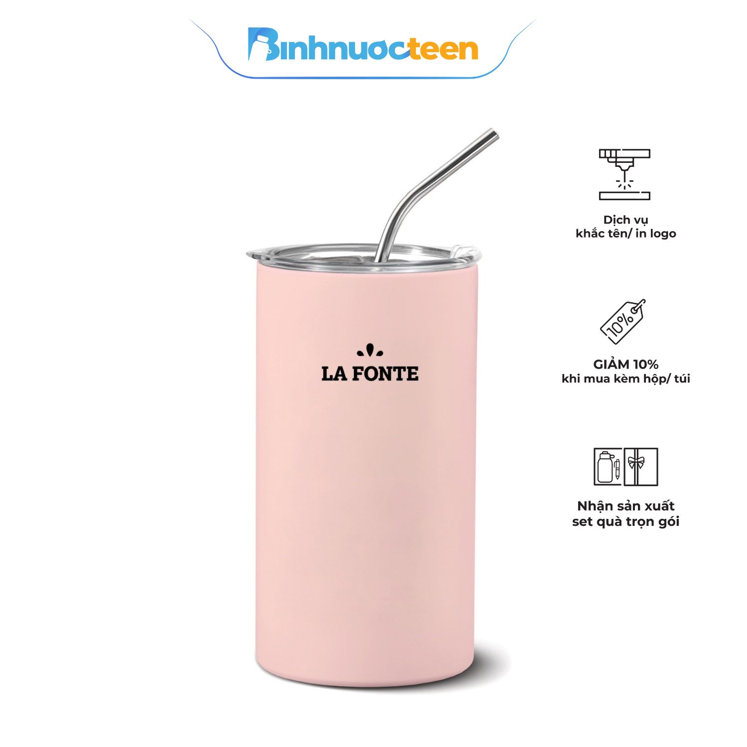 Bình Giữ Nhiệt La Fonte 600ml 014717 - Binhnuocteen.com