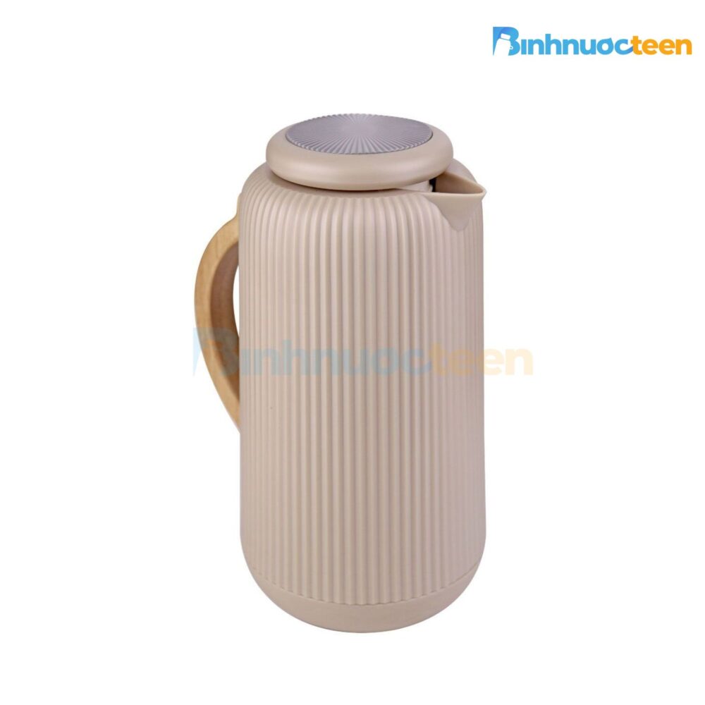 Bình Giữ Nhiệt Chân Không Cán Gỗ La Fonte 1000 ML-014755 - Binhnuocteen.com
