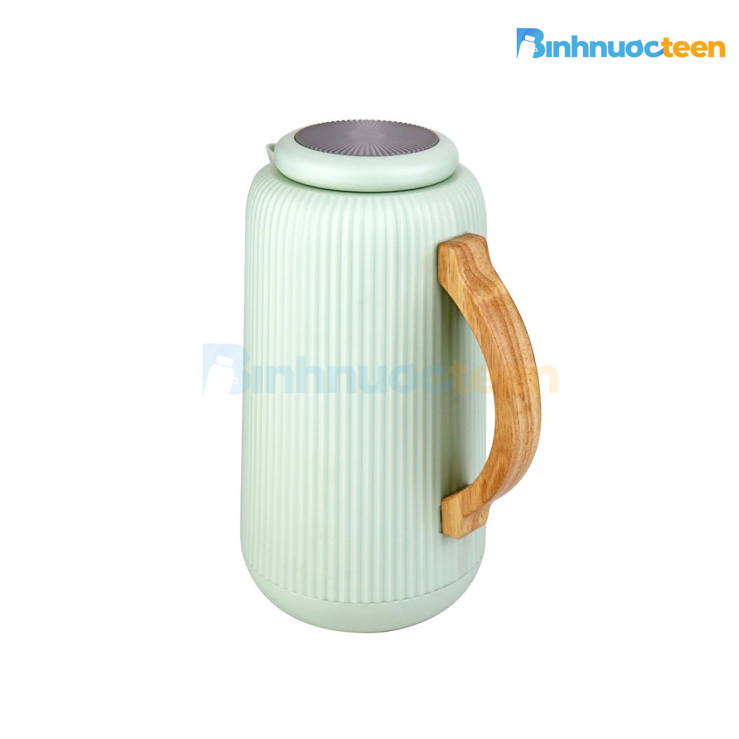 Bình Giữ Nhiệt Chân Không Cán Gỗ La Fonte 1000 ML-014755 - Binhnuocteen.com