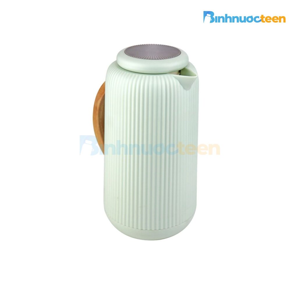 Bình Giữ Nhiệt Chân Không Cán Gỗ La Fonte 1000 ML-014755 - Binhnuocteen.com
