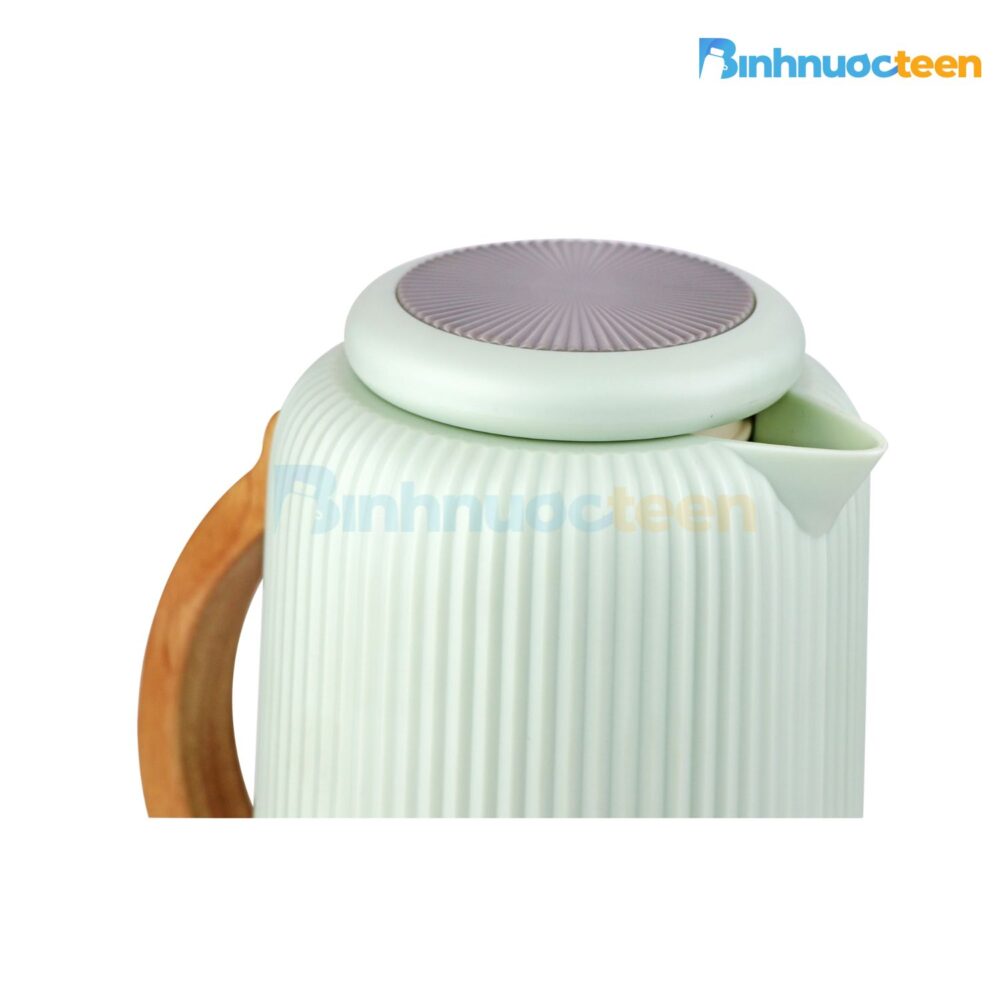 Bình Giữ Nhiệt Chân Không Cán Gỗ La Fonte 1000 ML-014755 - Binhnuocteen.com
