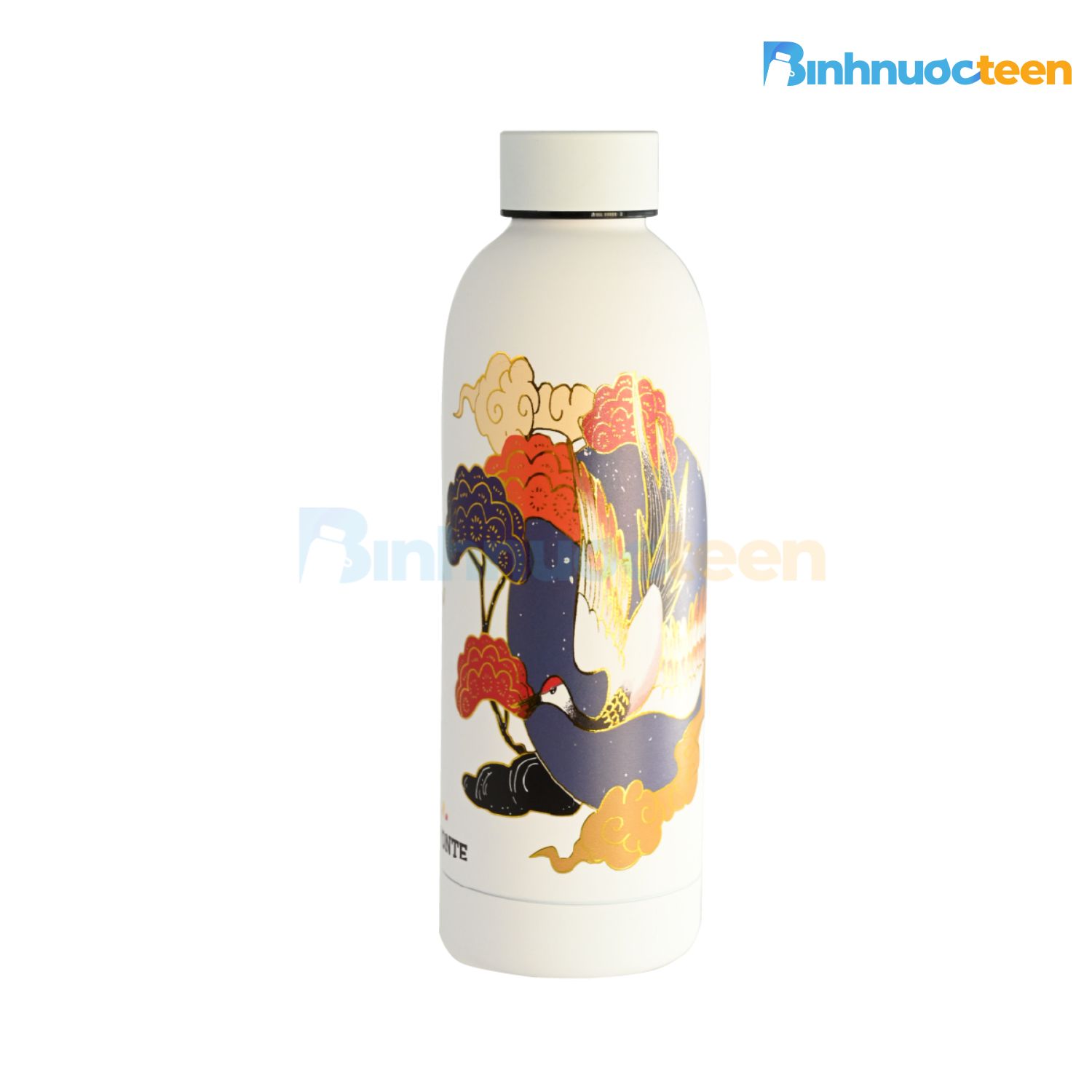 Bình giữ nhiệt La Fonte in hình 3D chim Hạc 500ml 014793 - Binhnuocteen.com