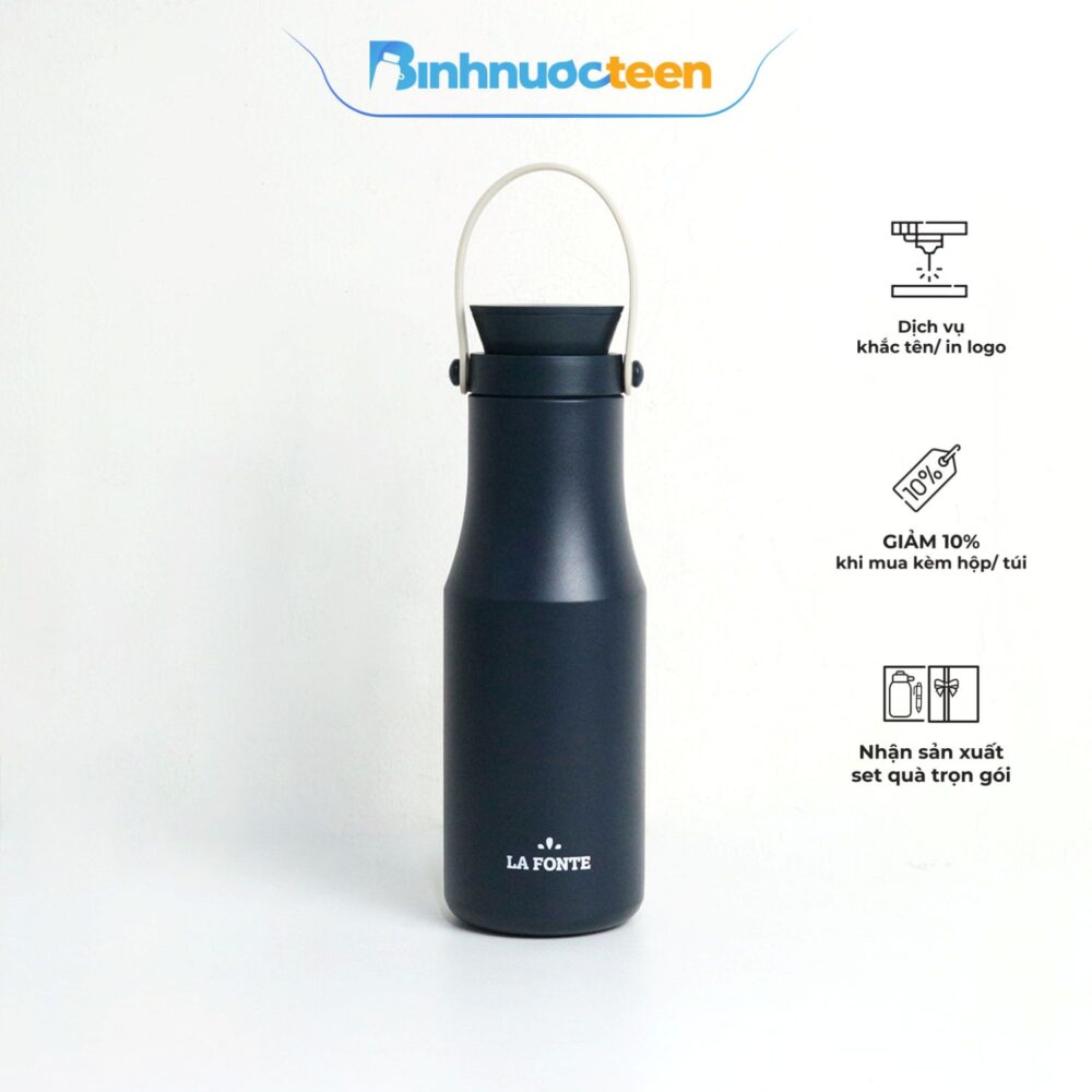 Bình giữ nhiệt Travel La Fonte có quai xách tiện lợi 470ml 010245