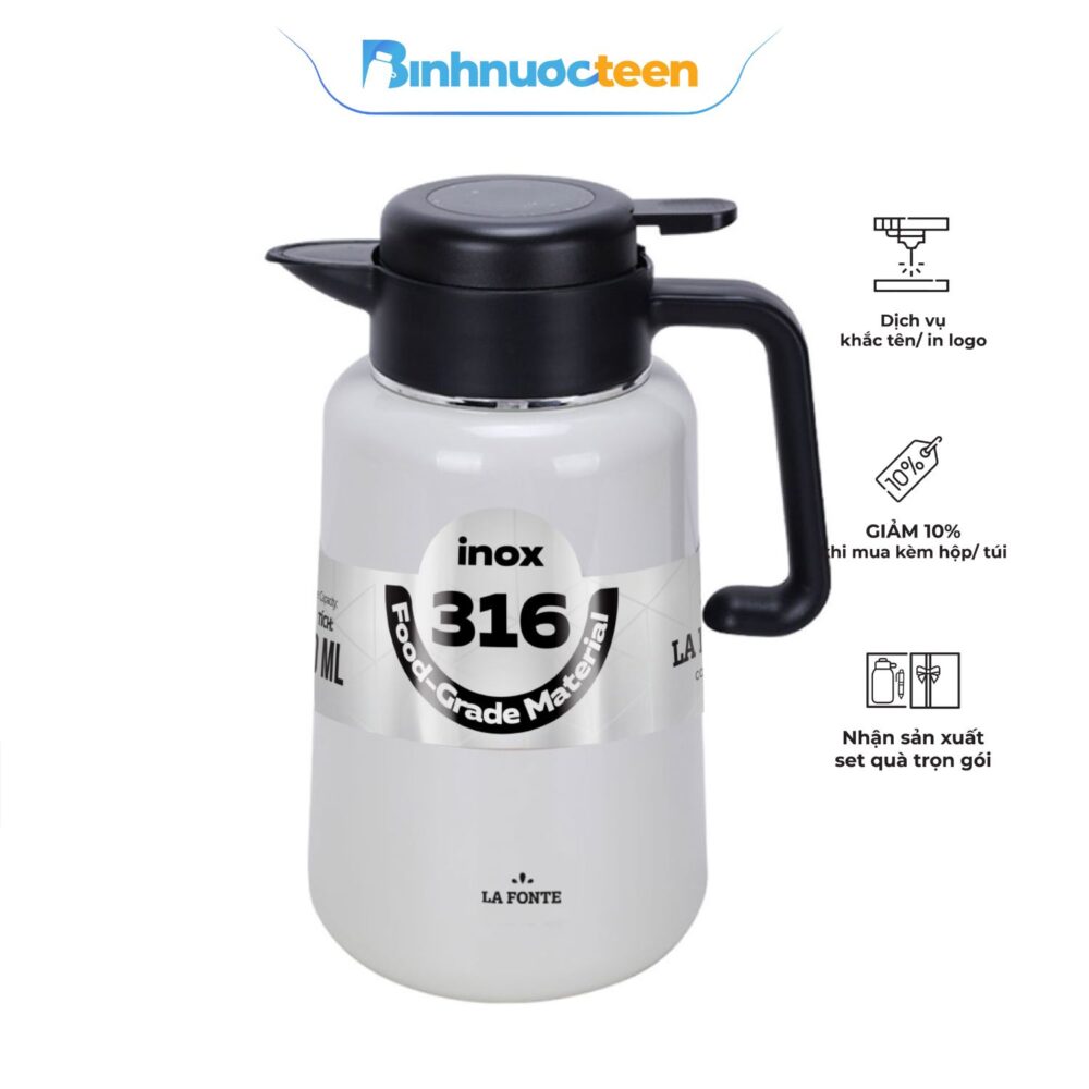 Bình cà phê La Fonte 2.2 L 014748 - Binhnuocteen.com