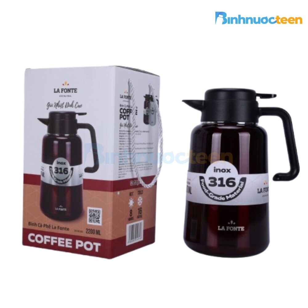 Bình cà phê La Fonte 2.2 L 014748 - Binhnuocteen.com