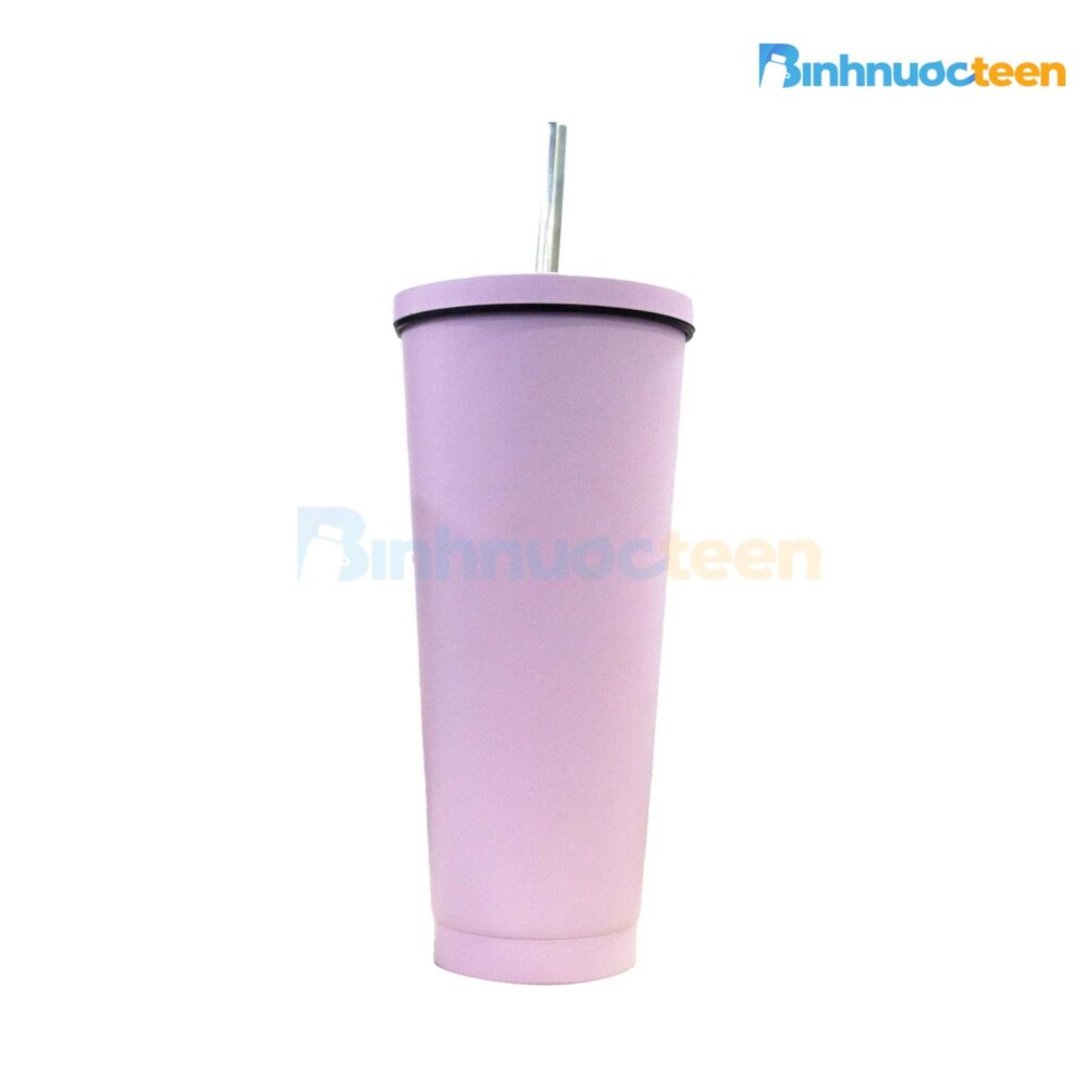 Ly giữ nhiệt kèm ống hút La Fonte 710ml 012508 - Binhnuocteen.com