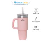 Ly giữ nhiệt La Fonte kèm ống hút 530ml 014700-PIN
