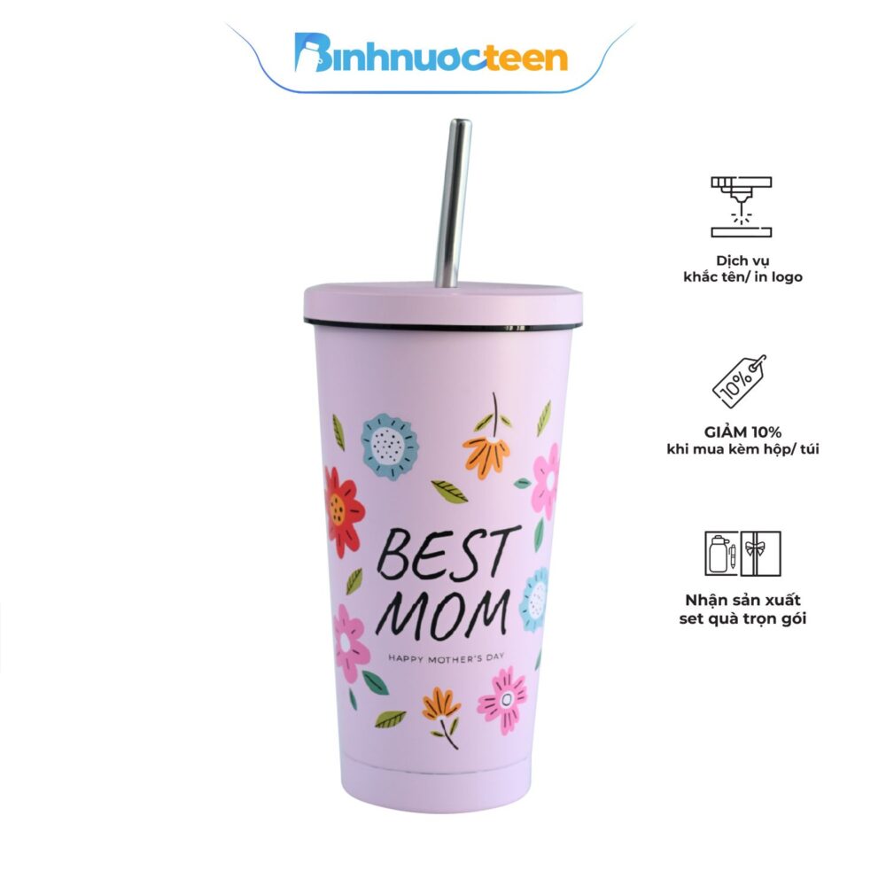 Ly Giữ Nhiệt La Fonte Best Mom 570 ml 014809-PIN - Binhnuocteen.com