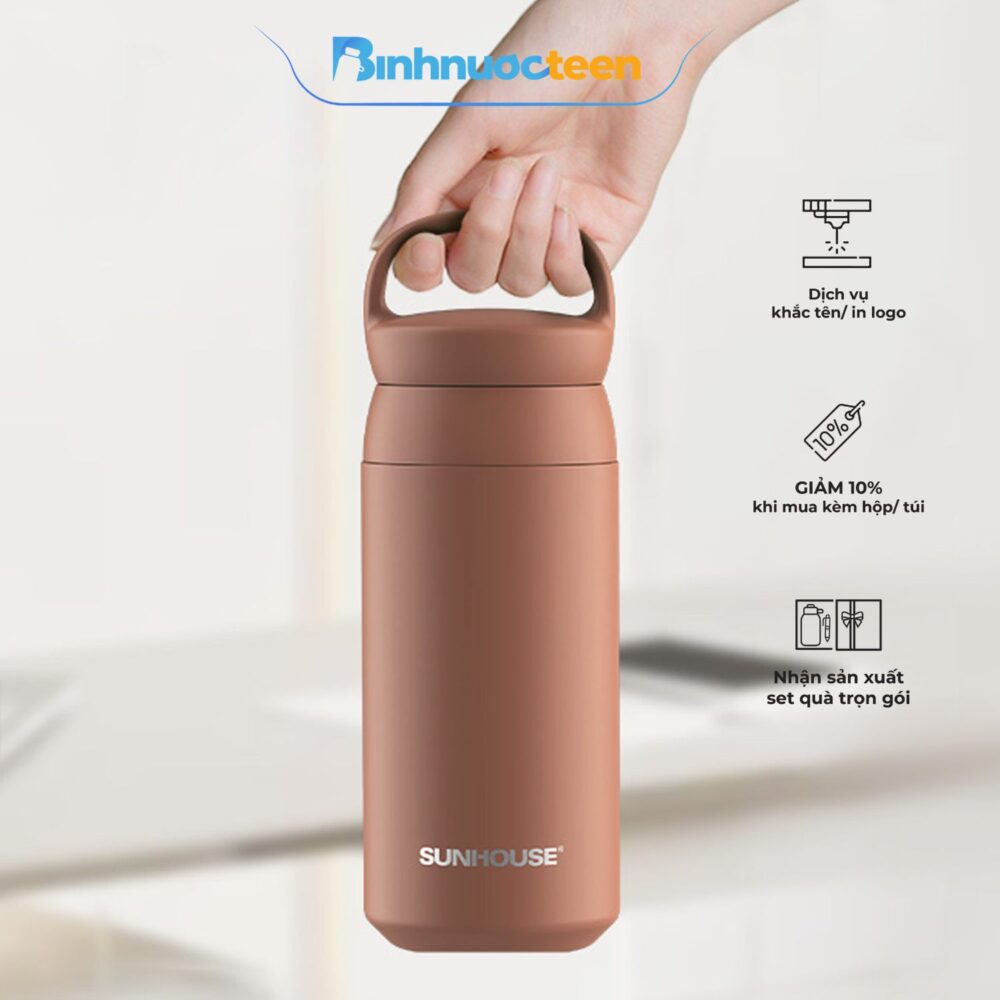 Bình giữ nhiệt Easy Go 350ml Sunhouse KS-TU350E - Binhnuocteen.com