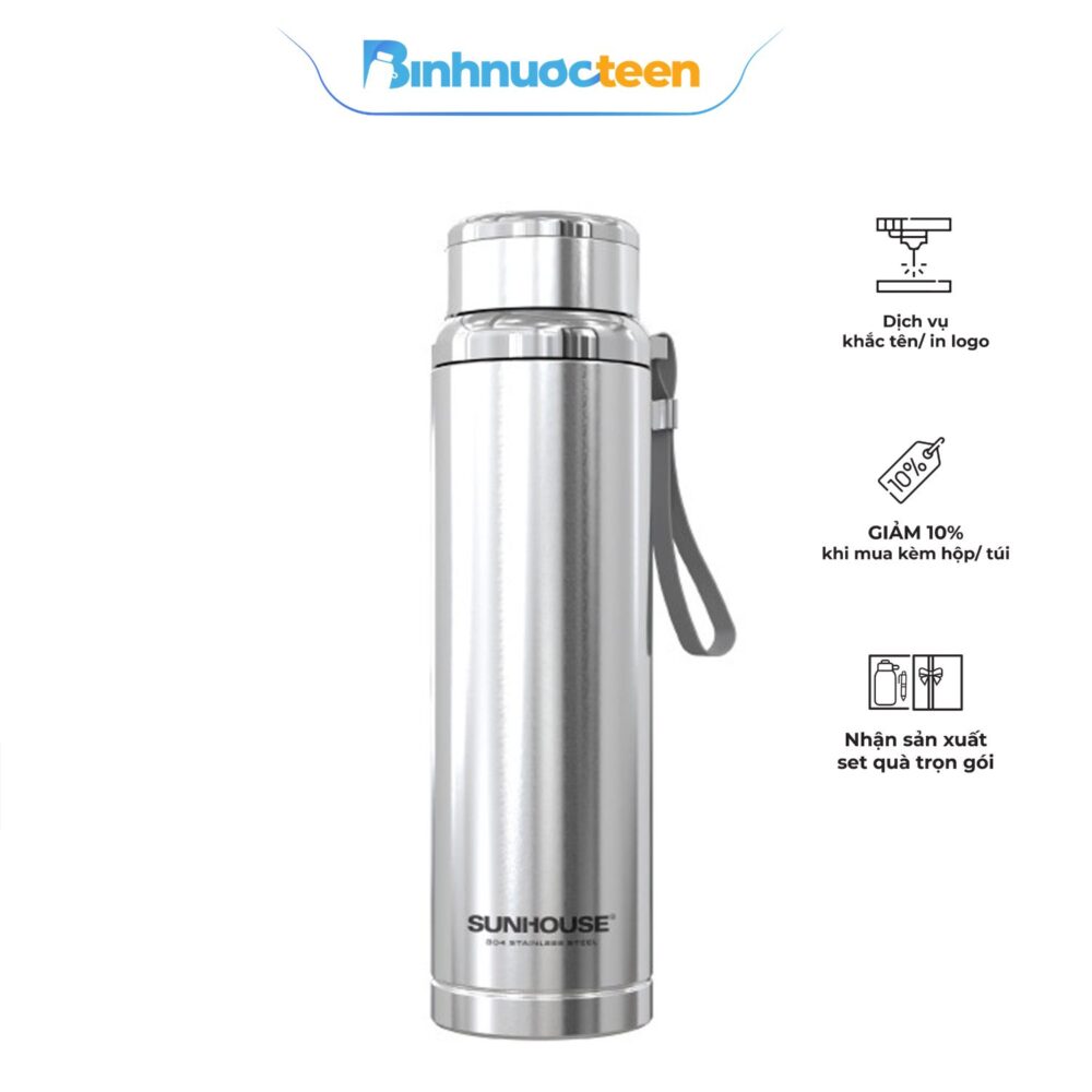 Bình giữ nhiệt Flexi 720ml Sunhouse KS-TU720F - Binhnuocteen.com