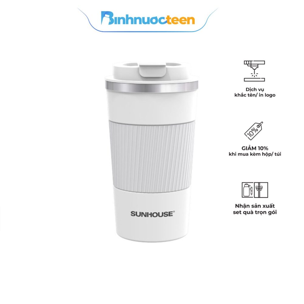 Cốc giữ nhiệt Snappy 500ml Sunhouse KS-TU500S - Binhnuocteen.com